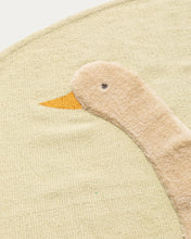 Load image into Gallery viewer, Milu green, 100% cotton rug with a goose feature, Ø 100 cm - image 6