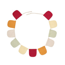 Load image into Gallery viewer, Betia 100% cotton, multi-coloured bunting garland, 250 cm