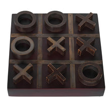 Load image into Gallery viewer, Aged Brass Noughts and Crosses Board