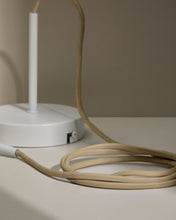 Load image into Gallery viewer, Fluvia metal lamp fitting in a white finish, 150 cm - image 2