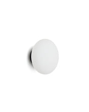 Load image into Gallery viewer, Bamila wall lamp in smoked glass and black metal Ø15cm