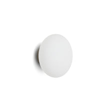 Load image into Gallery viewer, Bamila wall lamp in smoked glass and nickel Ø15cm