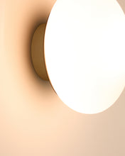Load image into Gallery viewer, Bamila wall lamp in smoked glass and nickel Ø15cm - image 5