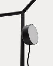 Load image into Gallery viewer, Orey black metal floor lamp with multi-position spotlight UK - image 3
