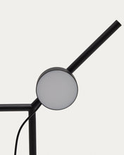 Load image into Gallery viewer, Orey black metal floor lamp with multi-position spotlight UK - image 4
