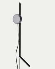 Load image into Gallery viewer, Orey black metal lamp stand with multi-position spotlight and UK adaptor - image 3