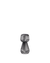 Load image into Gallery viewer, Reiba black metal solar table lamp