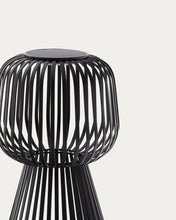 Load image into Gallery viewer, Reiba black metal solar table lamp - image 5