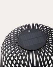 Load image into Gallery viewer, Reiba black metal solar floor lamp - image 5