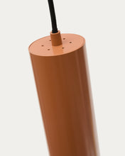 Load image into Gallery viewer, Andia aluminium ceiling lamp with terracotta painted finish - image 5