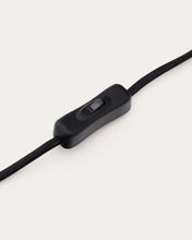 Load image into Gallery viewer, Manie metal desk lamp with dark grey cast-iron-effect finish and UK adaptor - image 6