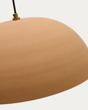Load image into Gallery viewer, Nibla ceiling lamp in terracotta-effect metal Ø46cm - image 4