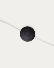 Load image into Gallery viewer, Manie metal floor lamp with textured beige finish and UK adaptor - image 7