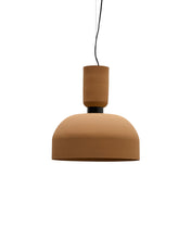 Load image into Gallery viewer, Nibla ceiling lamp in terracotta-effect metal Ø40cm