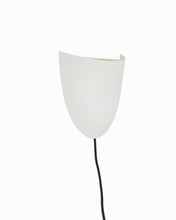 Load image into Gallery viewer, Nibla wall-mounted light fixture in white clay-effect metal