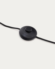 Load image into Gallery viewer, Nibla black metal floor lamp with terracotta effect shade - image 5