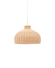 Load image into Gallery viewer, Ennia rattan lamp shade with light finish Ø38cm