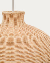 Load image into Gallery viewer, Ennia rattan lamp shade with light finish Ø38cm - image 5