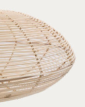 Load image into Gallery viewer, Flaro rattan ceiling lamp shade with light finish Ø70cm - image 5