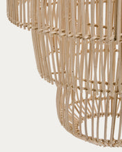 Load image into Gallery viewer, Janoa rattan ceiling lamp shade with light finish Ø38cm - image 4