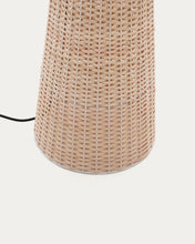 Load image into Gallery viewer, Neuda rattan floor lamp with light finish and UK adaptor - image 8