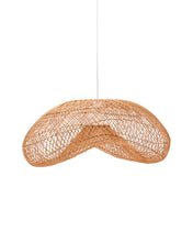 Load image into Gallery viewer, Isora rattan ceiling lamp shade with natural finish 80 x 35cm