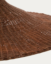 Load image into Gallery viewer, Bladia rattan ceiling lamp shade with brown finish Ø90cm - image 5