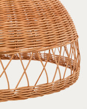 Load image into Gallery viewer, Loura rattan ceiling lamp shade with natural finish Ø40cm - image 5