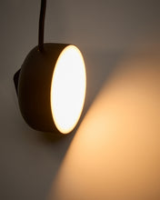 Load image into Gallery viewer, Orey black metal spotlight with UK adaptor - image 2