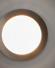 Load image into Gallery viewer, Novae ceiling lamp in light grey brushed metal and frosted glass Ø 40 cm - image 3