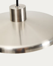 Load image into Gallery viewer, Nuvira ceiling lamp in light grey brushed metal - image 4