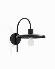 Load image into Gallery viewer, Nuvira wall light in black satin metal