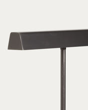 Load image into Gallery viewer, Lynor brushed metal floor lamp with black marble base UK adaptor - image 4