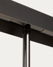 Load image into Gallery viewer, Lynor brushed metal floor lamp with black marble base UK adaptor - image 5