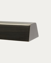 Load image into Gallery viewer, Lynor brushed metal table lamp with black marble base UK adaptor - image 4