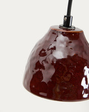 Load image into Gallery viewer, Drava ceiling lamp in burgundy ceramic - image 4