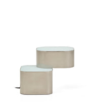 Load image into Gallery viewer, Tandan table lamp in grey metal with brushed finish UK adaptor - image 2
