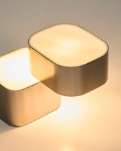 Load image into Gallery viewer, Tandan table lamp in grey metal with brushed finish UK adaptor - image 5