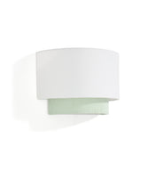 Load image into Gallery viewer, Bianella cotton and turquoise corduroy wall light Ø 40cm