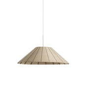 Load image into Gallery viewer, Saranella lampshade for outdoor ceiling lamp in light grey synthetic rattan Ø 50cm