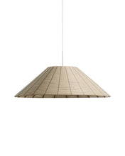 Load image into Gallery viewer, Saranella lampshade for outdoor ceiling lamp in light grey synthetic rattan Ø 70cm