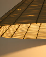 Load image into Gallery viewer, Saranella lampshade for outdoor ceiling lamp in light grey synthetic rattan Ø 70cm - image 4