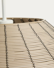 Load image into Gallery viewer, Saranella lampshade for outdoor ceiling lamp in light grey synthetic rattan Ø 70cm - image 7