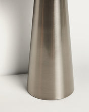 Load image into Gallery viewer, Arenys large table lamp in metal with a shiny silver finish - image 9