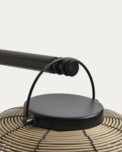 Load image into Gallery viewer, Nali metal wall bracket for portable lamps with black painted finish - image 4
