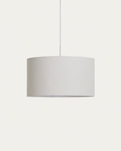 Load image into Gallery viewer, Niani ceiling lamp shade in ivory-coloured cotton Ø45cm