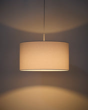 Load image into Gallery viewer, Niani ceiling lamp shade in ivory-coloured cotton Ø45cm - image 2