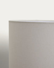 Load image into Gallery viewer, Niani ceiling lamp shade in ivory-coloured cotton Ø45cm - image 3