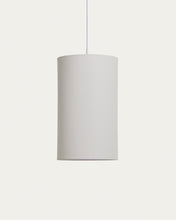 Load image into Gallery viewer, Niani ceiling lamp shade in ivory-coloured cotton Ø30cm