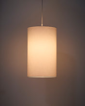 Load image into Gallery viewer, Niani ceiling lamp shade in ivory-coloured cotton Ø30cm - image 2